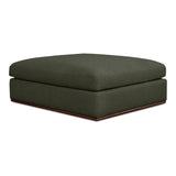 Rue Deep Green Ottoman by MOES at Eve Furniture