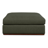 Rue Deep Green Ottoman by MOES at Eve Furniture