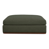 Rue Deep Green Ottoman by MOES at Eve Furniture