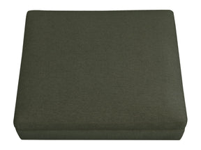 Rue Deep Green Ottoman by MOES at Eve Furniture