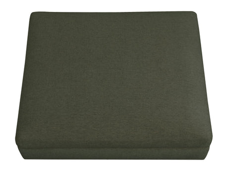 Rue Deep Green Ottoman by MOES at Eve Furniture