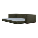 Rue Deep Green Sleeper Sofa by MOES at Eve Furniture