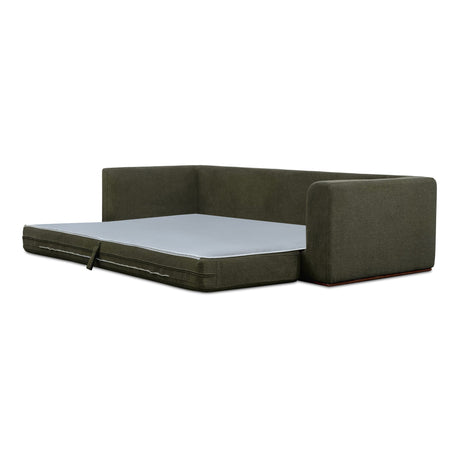 Rue Deep Green Sleeper Sofa by MOES at Eve Furniture
