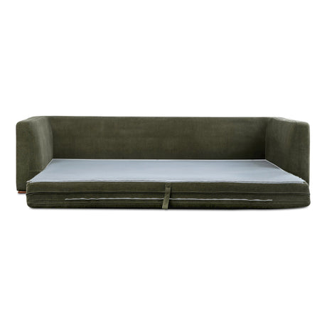 Rue Deep Green Sleeper Sofa by MOES at Eve Furniture
