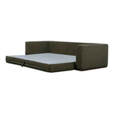 Rue Deep Green Sleeper Sofa