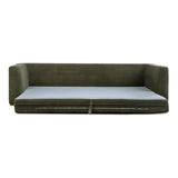 Rue Deep Green Sleeper Sofa by Moe's Home at Eve Furniture