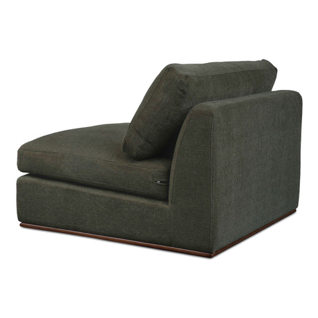 Rue Deep Green Slipper Chair by MOES at Eve Furniture