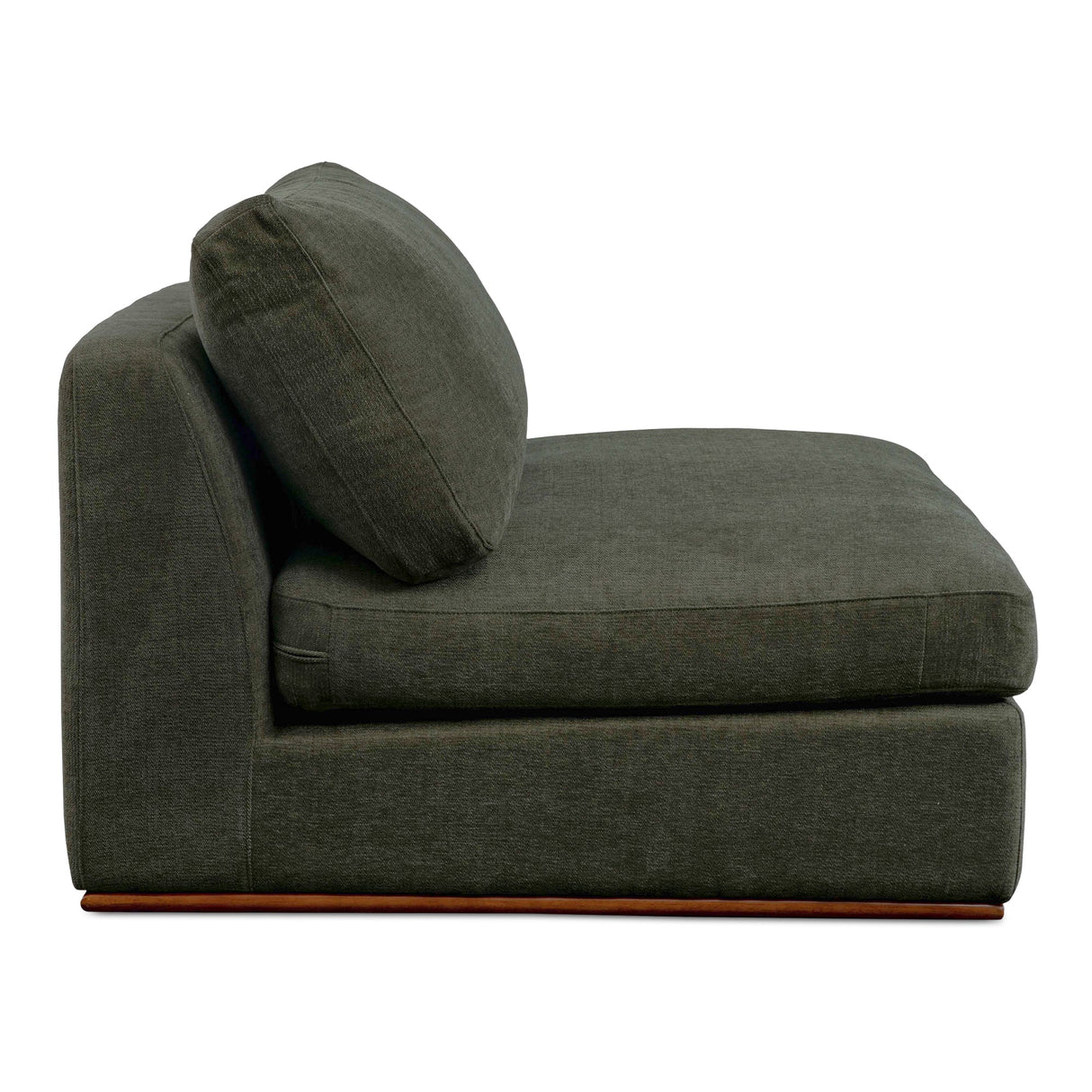 Rue Deep Green Slipper Chair by MOES at Eve Furniture