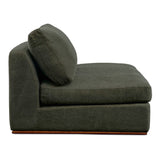 Rue Deep Green Slipper Chair by MOES at Eve Furniture