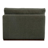 Rue Deep Green Slipper Chair by MOES at Eve Furniture