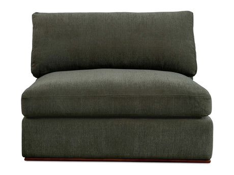 Rue Deep Green Slipper Chair by MOES at Eve Furniture