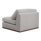 Rue Flecked Grey Slipper Chair by MOES at Eve Furniture