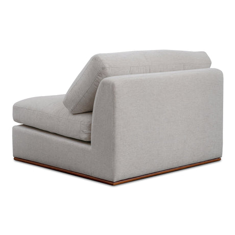 Rue Flecked Grey Slipper Chair by MOES at Eve Furniture