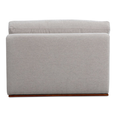 Rue Flecked Grey Slipper Chair by MOES at Eve Furniture