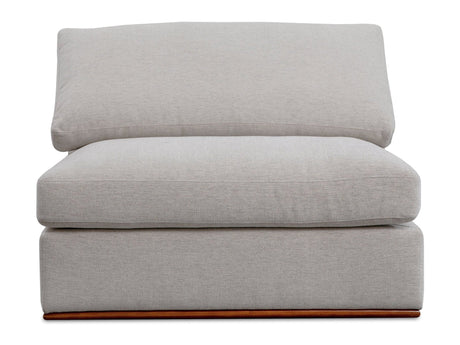 Rue Flecked Grey Slipper Chair by MOES at Eve Furniture