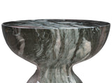 Rue Marble Indoor / Outdoor Round Side Table by TOV Furniture at Eve Furniture