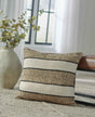 Rueford Brown/Black/Natural Pillow by Ashley at Eve Furniture