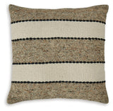 Rueford Brown/Black/Natural Pillow (Set of 4) by Ashley at Eve Furniture