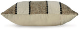 Rueford Brown/Black/Natural Pillow (Set of 4) by Ashley at Eve Furniture