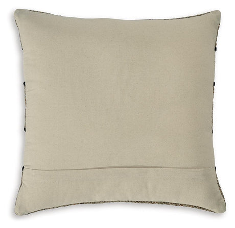 Rueford Brown/Black/Natural Pillow (Set of 4) by Ashley at Eve Furniture