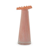 Ruff Ombre Pink Glass Vase by TOV Furniture at Eve Furniture