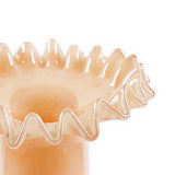 Ruff Peach Glass Vase by TOV Furniture at Eve Furniture
