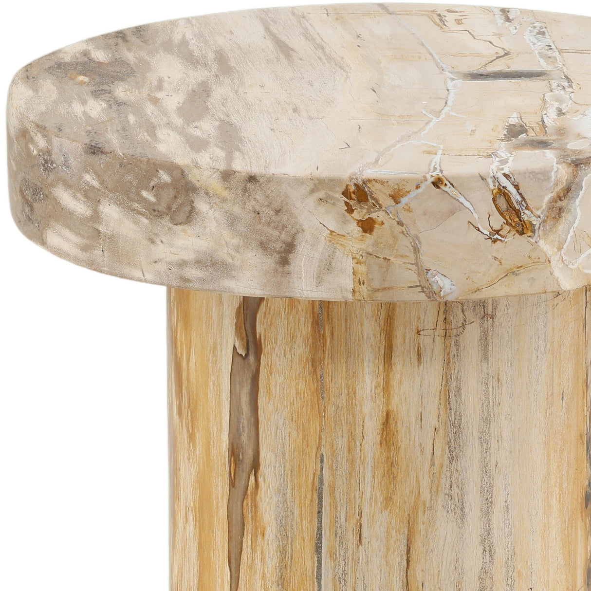 Rufino Side Table, Natural by Dovetail at Eve Furniture