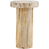 Rufino Side Table, Natural by Dovetail at Eve Furniture