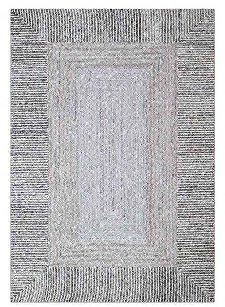 Rug Contemporary Neutral Tone Rug by Furniture of America at Eve Furniture