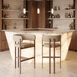 Ruge Barstool Beige by Zuomod at Eve Furniture