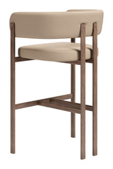 Ruge Barstool Beige by Zuomod at Eve Furniture