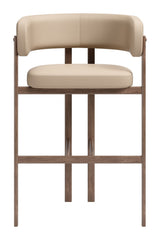 Ruge Barstool Beige by Zuomod at Eve Furniture