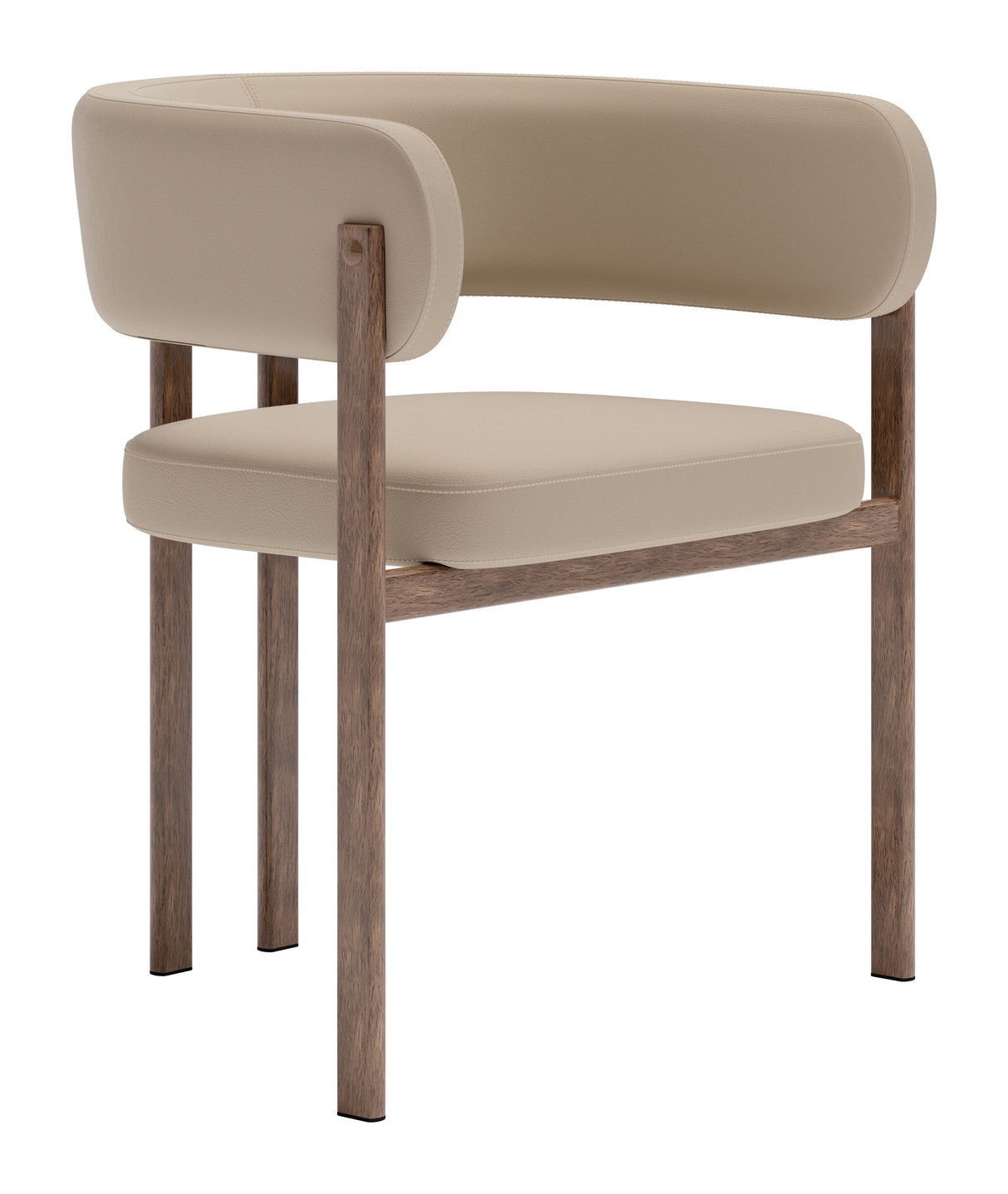 Ruge Beige Dining Chair (Set of 2) by Zuomod at Eve Furniture