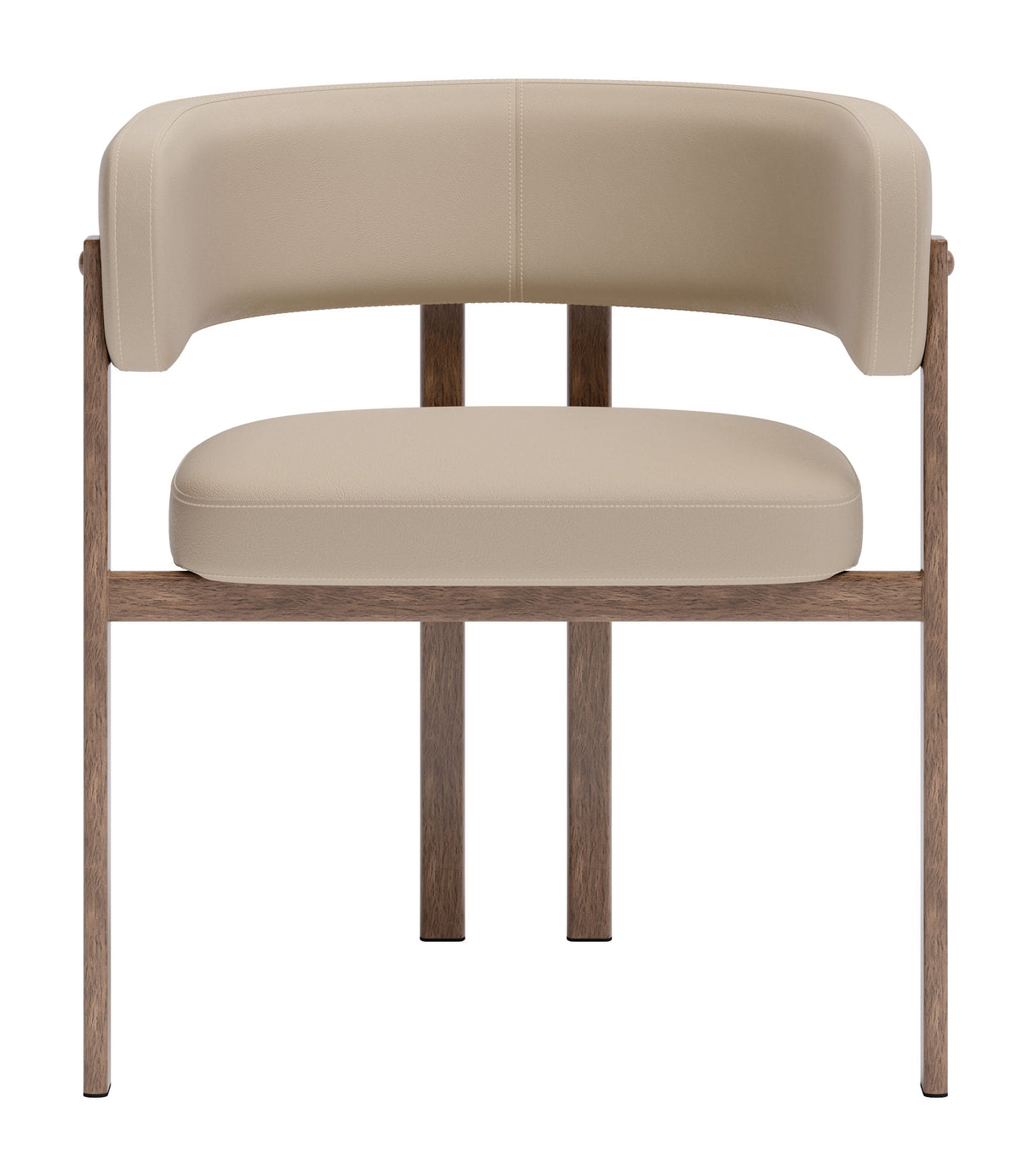 Ruge Beige Dining Chair (Set of 2) by Zuomod at Eve Furniture