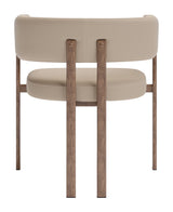 Ruge Beige Dining Chair (Set of 2) by Zuomod at Eve Furniture