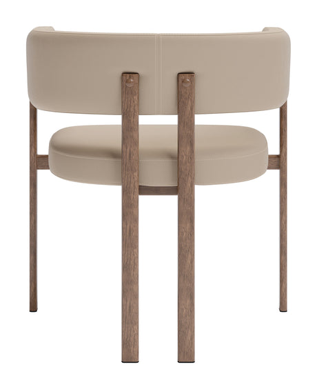Ruge Beige Dining Chair (Set of 2) by Zuomod at Eve Furniture