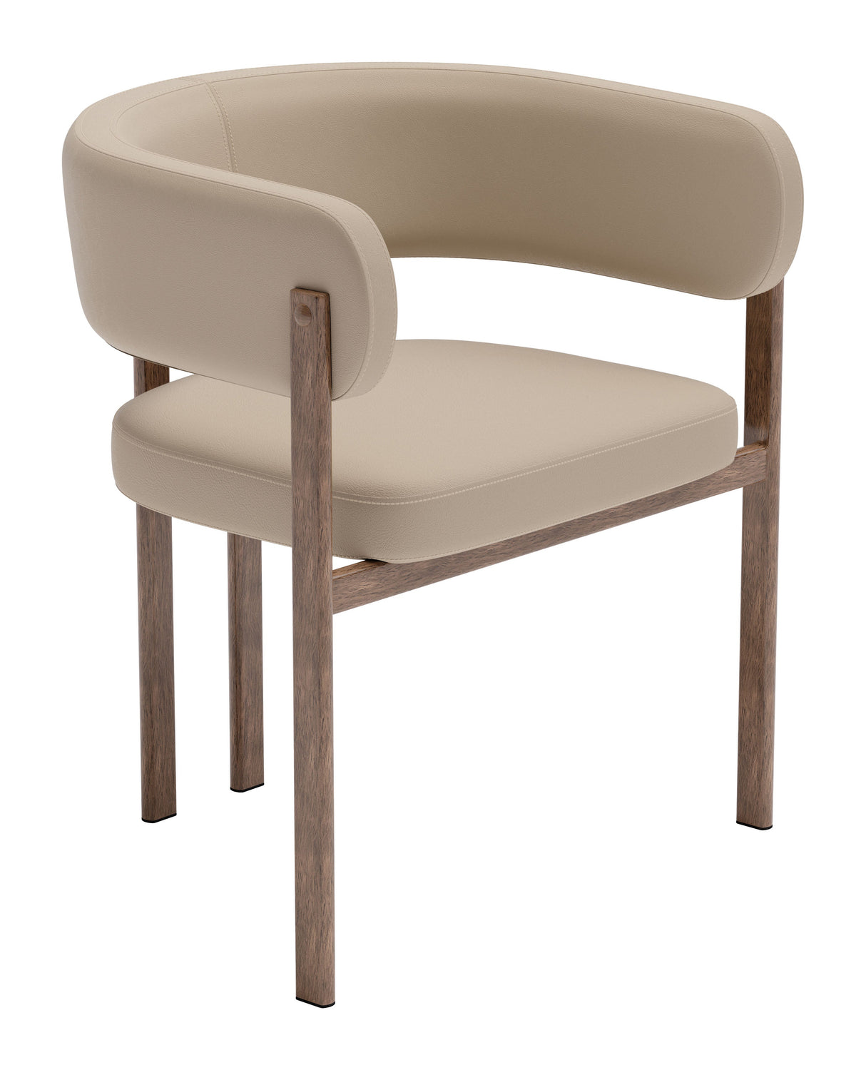 Ruge Beige Dining Chair (Set of 2) by Zuomod at Eve Furniture