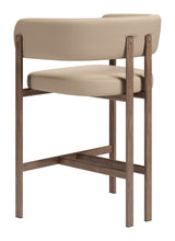 Ruge Counter Stool Beige by Zuomod at Eve Furniture