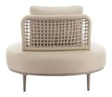 Ruhe Beige Outdoor Accent Chair by Zuomod at Eve Furniture