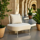 Ruhe Beige Outdoor Accent Chair by Zuomod at Eve Furniture