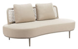 Ruhe Beige Outdoor Sofa by Zuomod at Eve Furniture