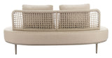 Ruhe Beige Outdoor Sofa by Zuomod at Eve Furniture