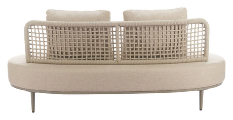 Ruhe Beige Outdoor Sofa by Zuomod at Eve Furniture