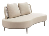 Ruhe Beige Outdoor Sofa by Zuomod at Eve Furniture