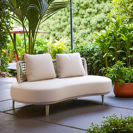 Ruhe Beige Outdoor Sofa by Zuomod at Eve Furniture
