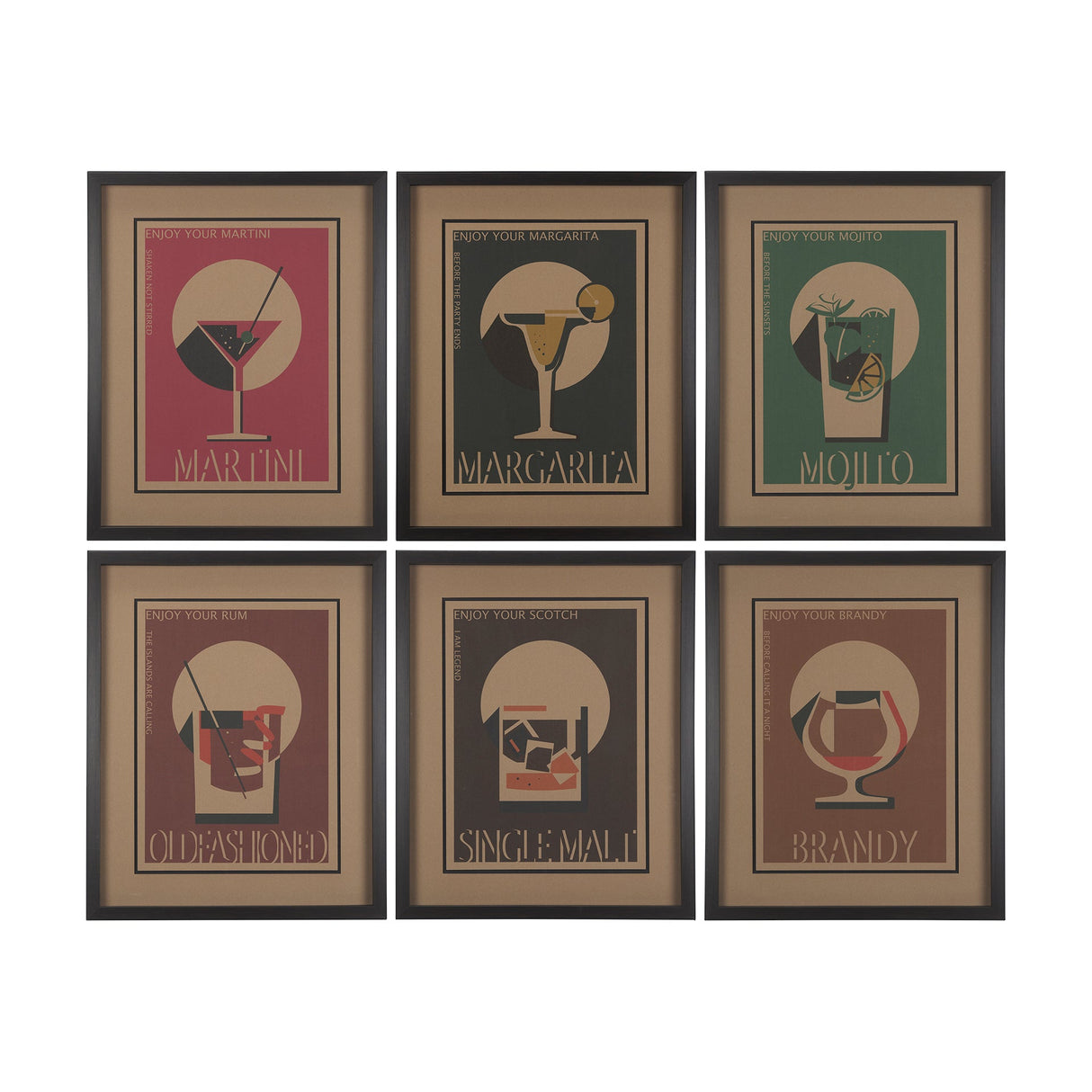 Rum by Simeng a Framed Art Print Matted under Glass by Mercana at Eve Furniture