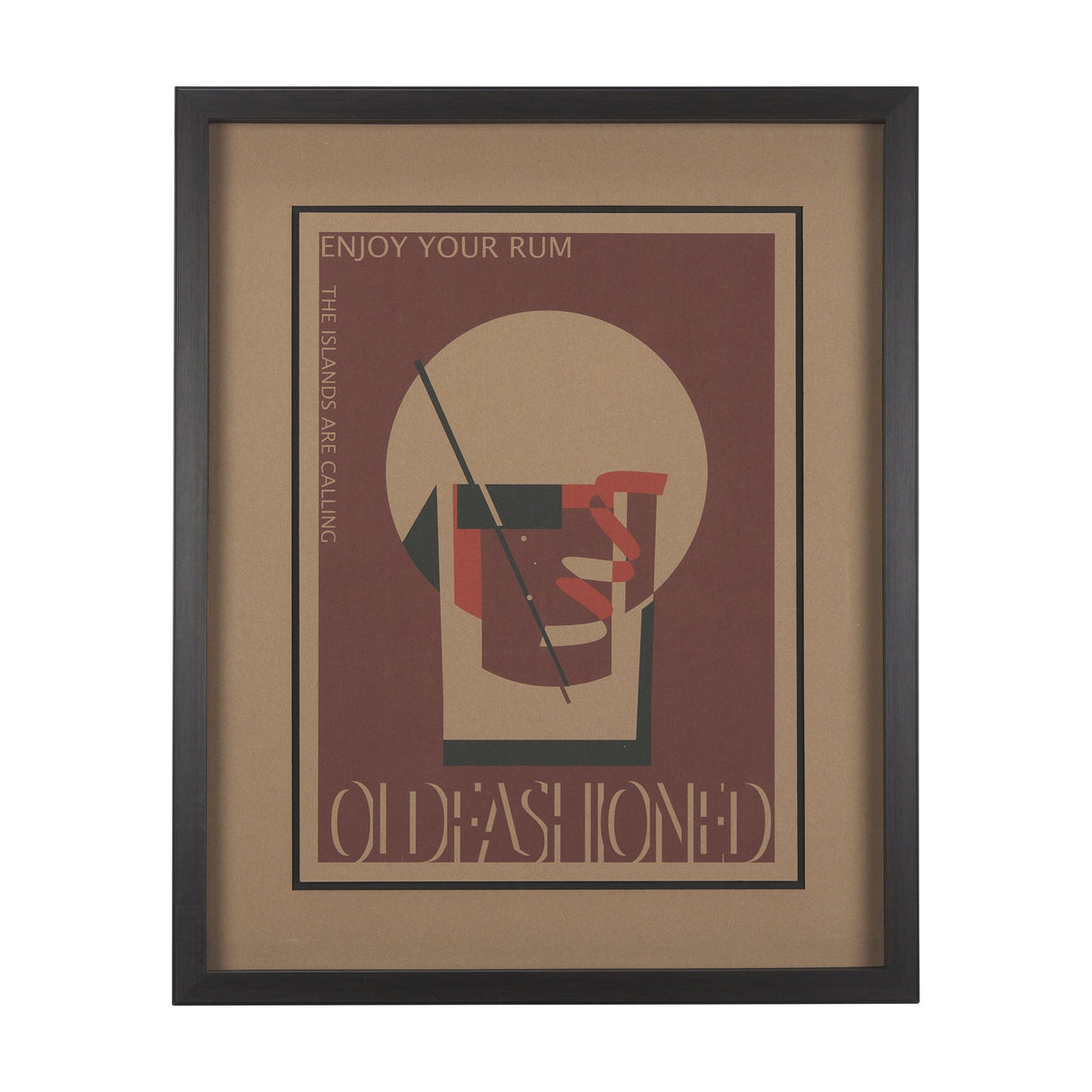 Rum by Simeng a Framed Art Print Matted under Glass by Mercana at Eve Furniture