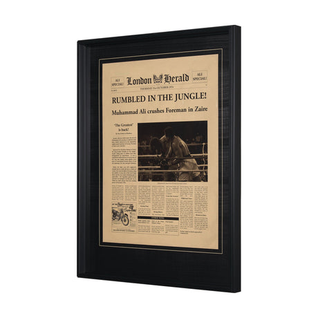 Rumbled In The Jungle! by The Vintage Collection a Hand Embellished Framed Art Print Matted under Gl by Mercana at Eve Furniture