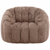 Rume Swivel Chair, Brown by Dovetail at Eve Furniture