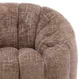 Rume Swivel Chair, Brown by Dovetail at Eve Furniture